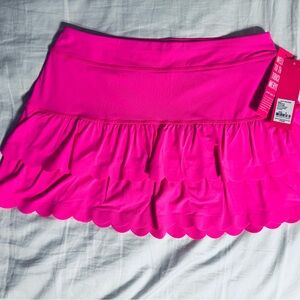 NWT Lilly Pulitzer Miesha Scallop Skort —- Aura Pink —- Size Med